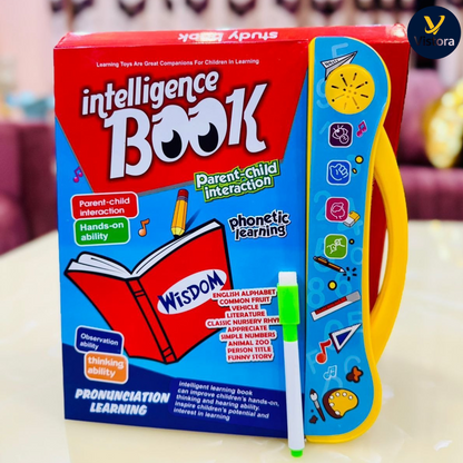 Urbanhalo™ Interactive English Learning Book for Kids – Letters, Words, Rhymes & Sounds