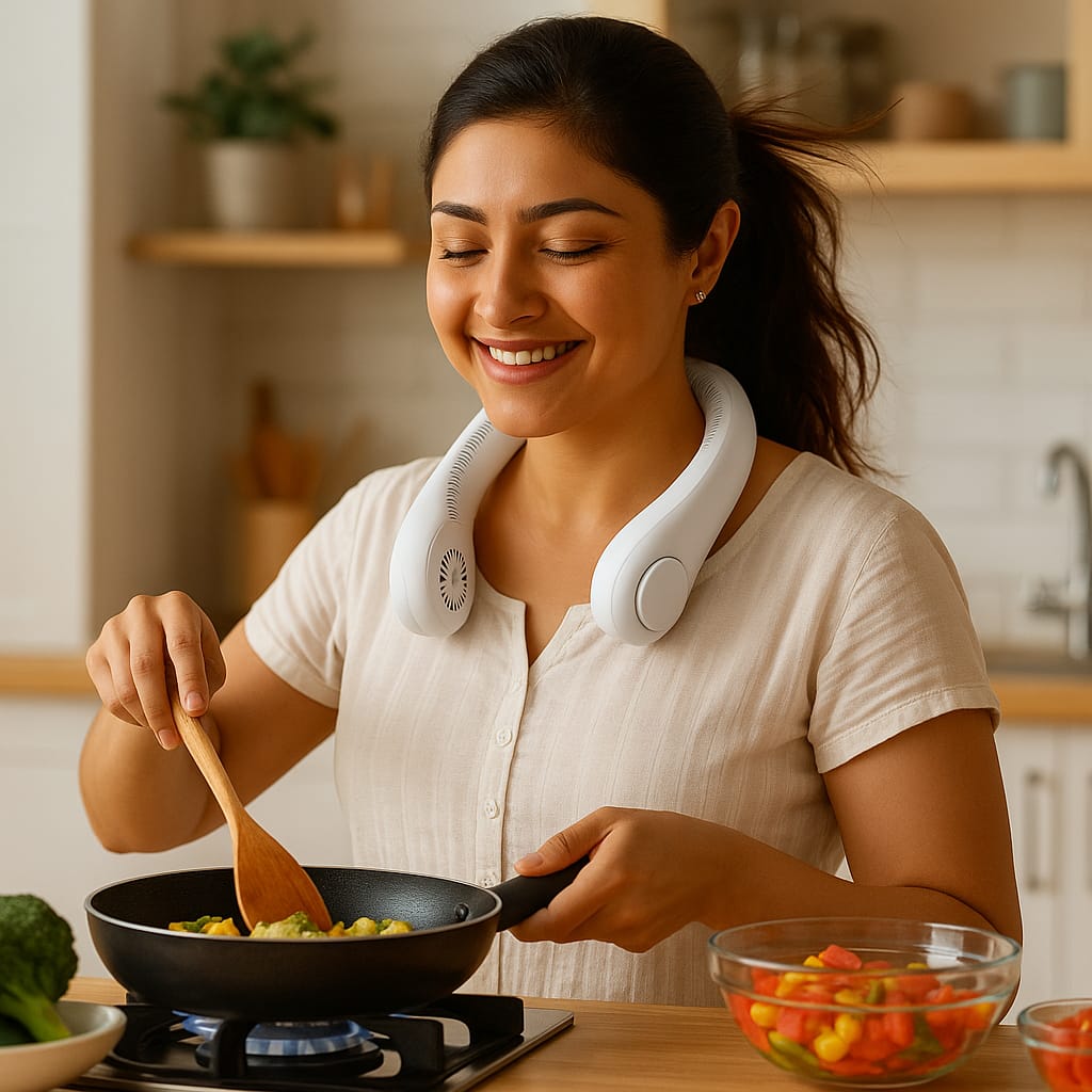 Portable Bladeless Rechargeable Neck Fan - Vistora